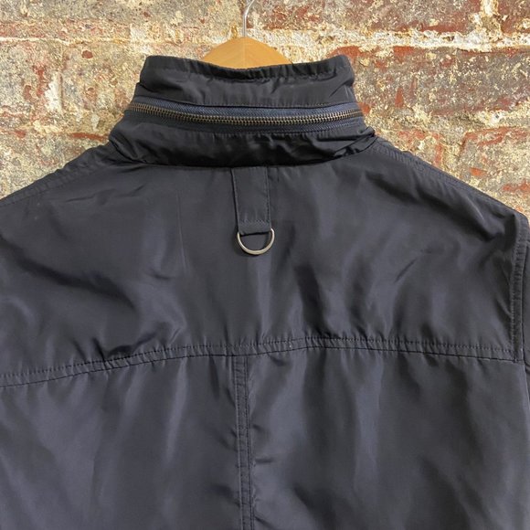 Father & Sons Lightweight Navy Rain Coat with Hood L - Picture 7 of 11